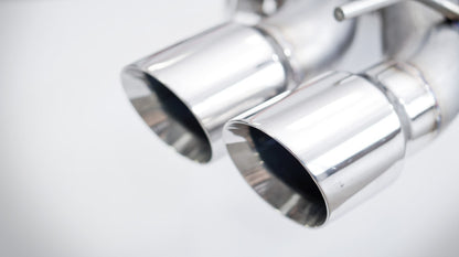 Stainless Works 2016-18 Cadillac CTS-V Sedan Axle Back System Dual-Mode Turbo Mufflers 4in Tips