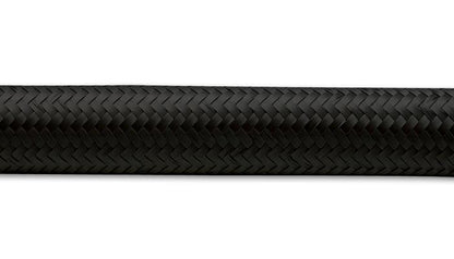 Vibrant -16 AN Black Nylon Braided Flex Hose (5 foot roll)