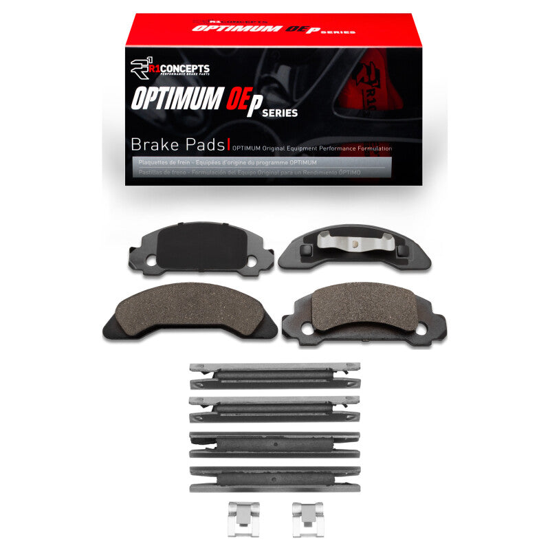R1 Concepts R1 86-87 Ford AEROSTAR Front Optimum OE Pads & Hardware Kit