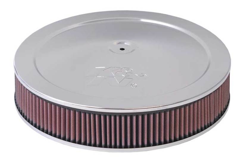 K&N Engineering K&N 5-1/8in / 14in ID X 1.5in O/S Flat Base Air Cleaner Assembly