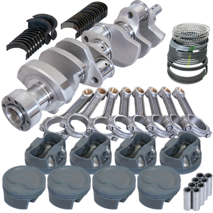 Eagle Chevy LT1 350 1Pc 3.750in Crank 6.000in I-Beam Rods -16cc 4.060in Pistons Rotating Assembly