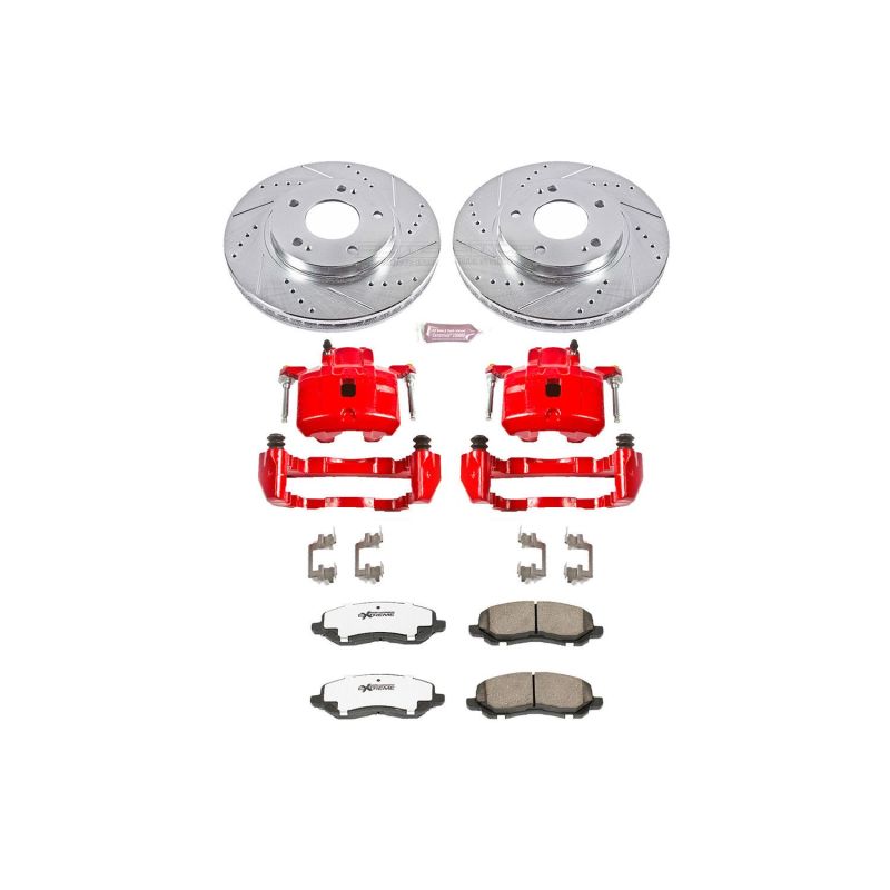PowerStop Power Stop 01-02 Chrysler Sebring Front Z26 Street Warrior Brake Kit w/Calipers