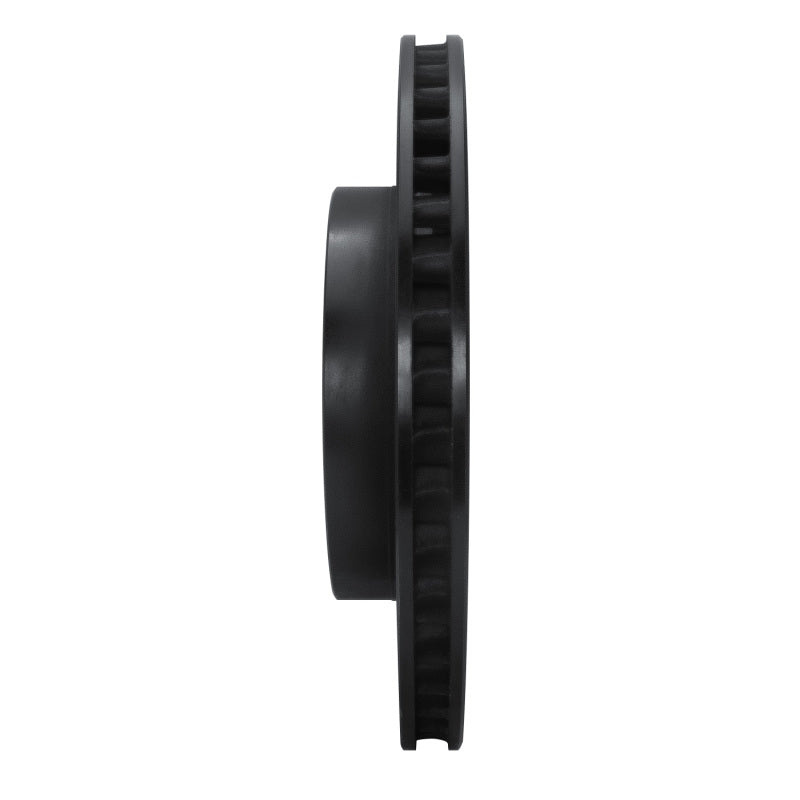 R1 Concepts R1 15-22 Lexus RC F Right Rear Drilled & Slotted Black Brake Rotor