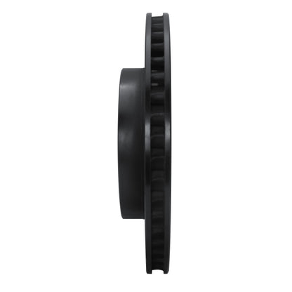 R1 Concepts R1 15-22 Lexus RC F Right Rear Drilled & Slotted Black Brake Rotor