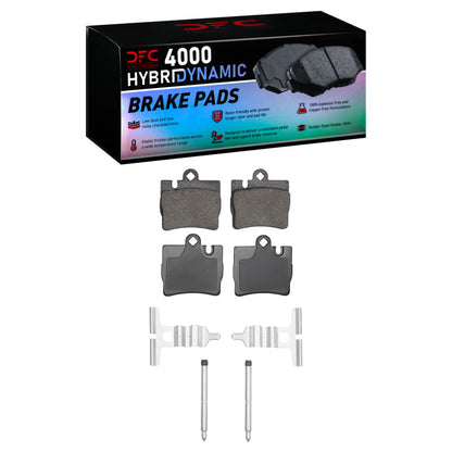 DFC 00-03 Mercedes-Benz CL600 Rear 4000 HybriDynamic Brake Pads and Hardware Kit