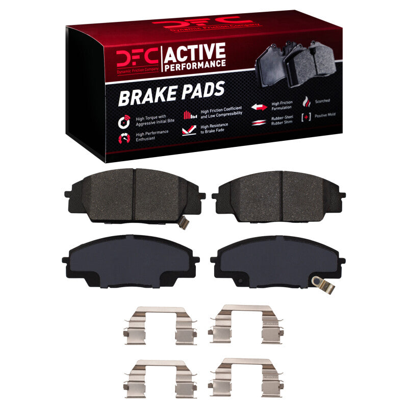 DFC 00-11 Acura RSX Front Active Performance Pads and Hardware Kit
