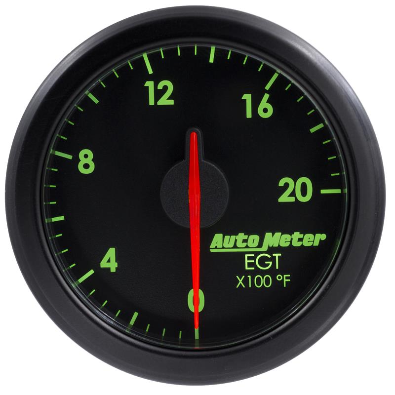 Autometer Airdrive 2-1/16in EGT Gauge 0-2000 Degrees F - Black