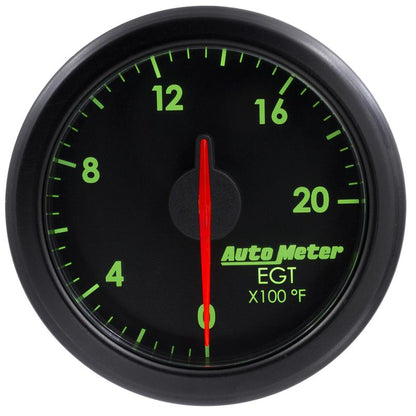 Autometer Airdrive 2-1/16in EGT Gauge 0-2000 Degrees F - Black
