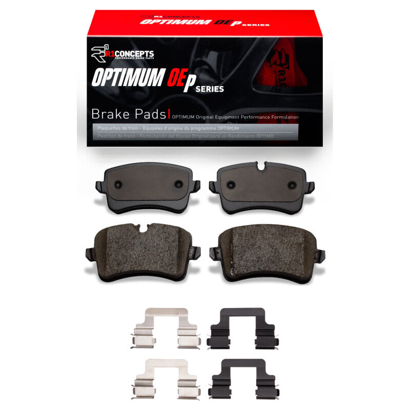 R1 Concepts R1 2014-2018 Audi A6 Quattro Rear R1 Optimum OE Pads & Hardware Kit