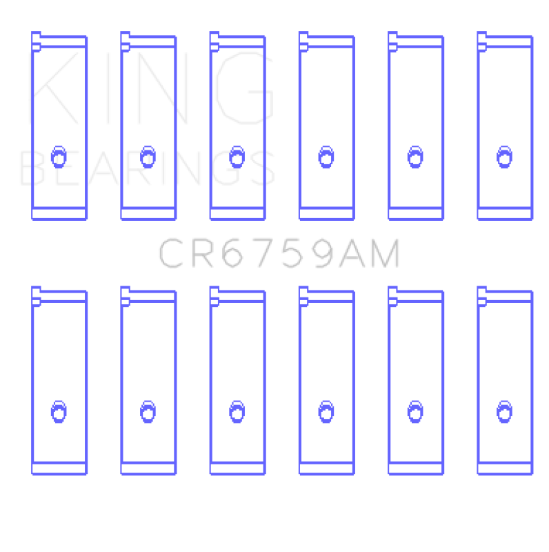 King Engine Bearings Honda C32A / C35A Connecting Rod Bearing Set