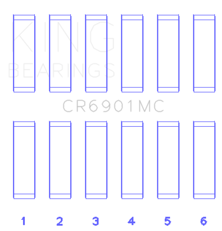 King Engine Bearings Ford Ecoboost 2.7L V6 Connecting Rod Bearing Set