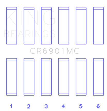 King Engine Bearings Ford Ecoboost 2.7L V6 Connecting Rod Bearing Set