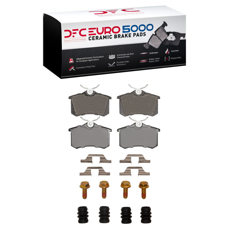 DFC 99-08 Audi A6 (USA/Canada) Rear Euro 5000 Ceramic Brake Pads and Hardware Kit