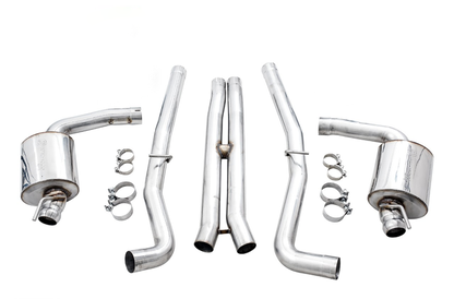 AWE Tuning 2015+ Dodge Challenger 6.4L/6.2L Non-Resonated Touring Edition Exhaust - Use Stock Tips
