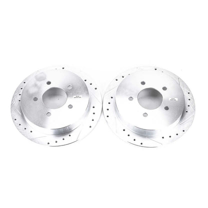 PowerStop Power Stop 00-02 Ford Expedition Rear Evolution Drilled & Slotted Rotors - Pair