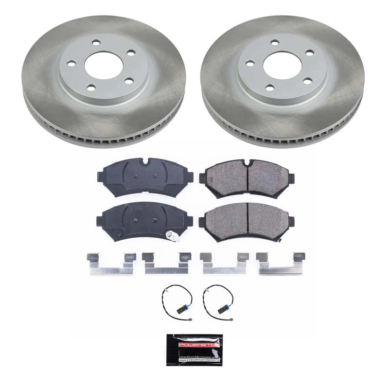 PowerStop Power Stop 98-02 Cadillac Seville Front Semi-Coated Rotor Kit