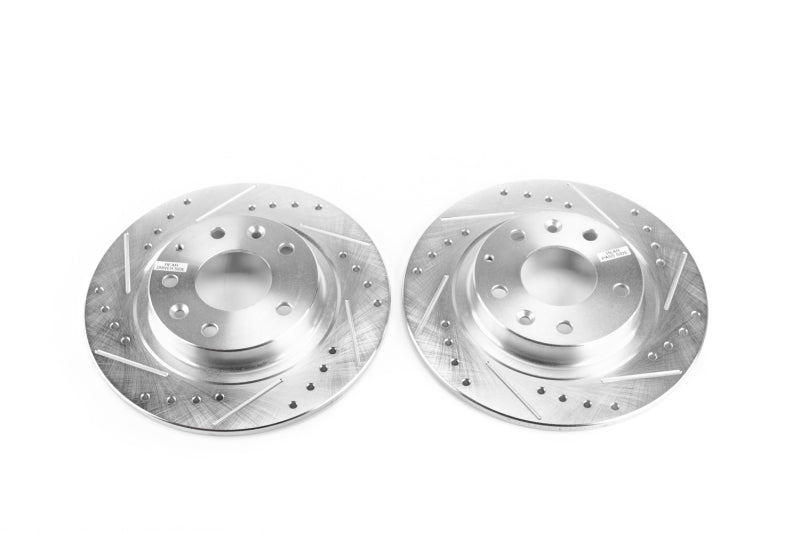 PowerStop Power Stop 16-18 Mazda CX-3 Rear Evolution Drilled & Slotted Rotors - Pair