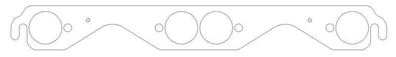 Cometic Gasket Cometic Chevrolet Gen-1 Small Block V8 .030in MLS Exhaust Manifold Gasket Set - 1.625in Round Ports