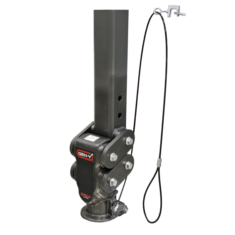 GEN-Y Hitch Gen-Y Spartan Torsion-Flex 2.5in Offset 4in SQ Tube Gooseneck 2-5/16in Coupler Standard Height