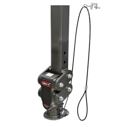 GEN-Y Hitch Gen-Y Spartan Torsion-Flex 2.5in Offset 4in SQ Tube Gooseneck 2-5/16in Coupler Standard Height