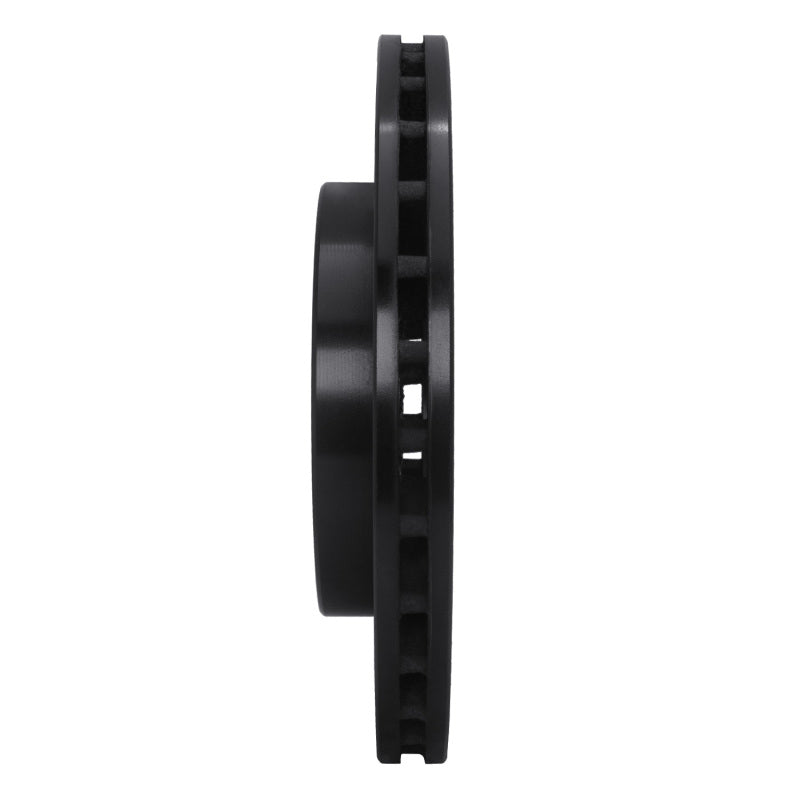R1 Concepts R1 85-91 Dodge COLT Front Right Drilled & Slotted Black Brake Rotor