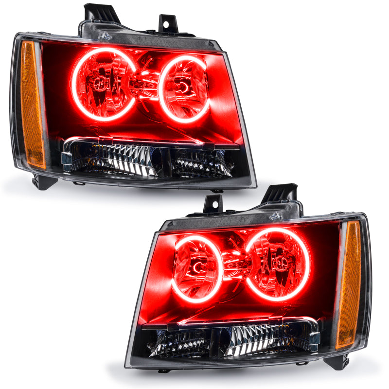 ORACLE Lighting Oracle 07-13 Chevrolet Avalanche Pre-Assembled SMD Headlights - Red