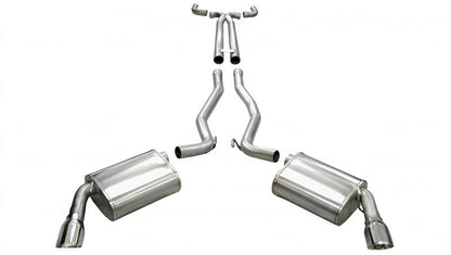 CORSA Performance Corsa 2010-2013 Chevrolet Camaro Convertible SS 6.2L V8 Manual Polished Sport Cat-Back + XO Exhaust