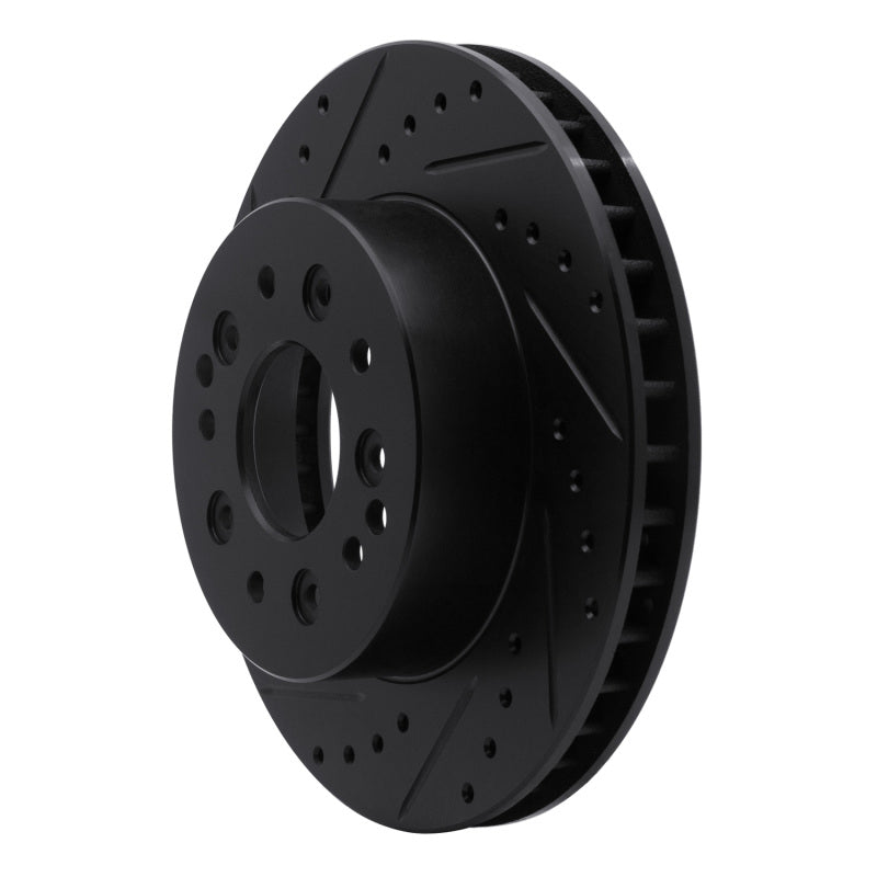 R1 Concepts R1 63-82 Chevrolet Corvette Front/Rear Left Drilled & Slotted Black Brake Rotor