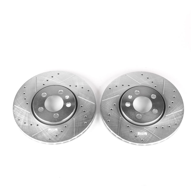PowerStop Power Stop 99-10 Volkswagen Beetle Front Evolution Drilled & Slotted Rotors - Pair