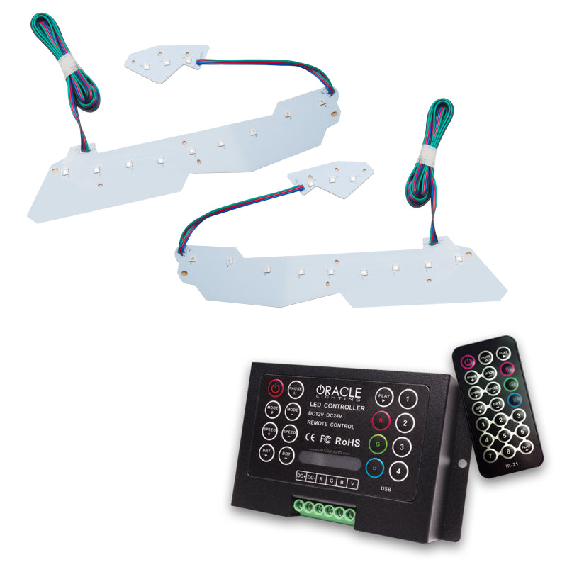 ORACLE Lighting Oracle 14-19 Chevy Corvette C7 Headlight DRL Upgrade Kit - ColorSHIFT w/ 2.0 Controller