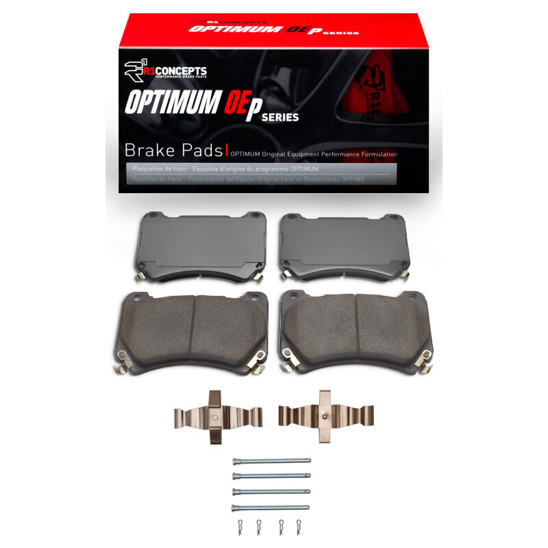 R1 Concepts R1 09-14 Hyundai Genesis Sedan Front Optimum OE Pads & Hardware Kit
