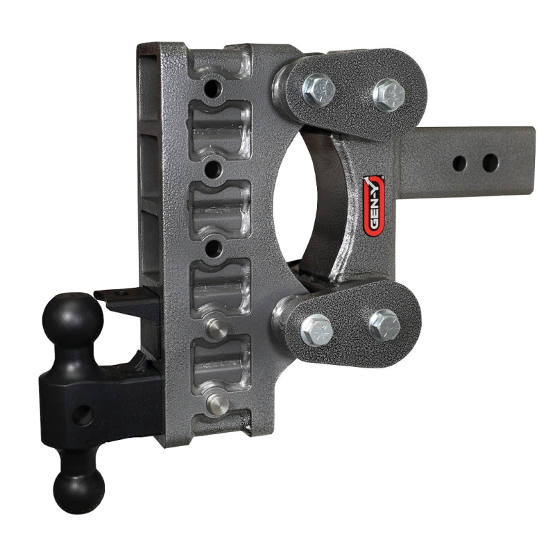 GEN-Y Hitch Gen-Y The Boss Torsion-Flex 3in Shank 9in Drop 21K Hitch w/GH-061 Dual-Ball/GH-062 Pintle Lock
