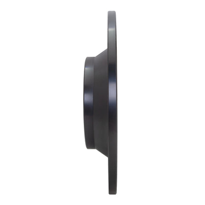 R1 Concepts R1 16-25 Audi Q3 Rear Right Drilled & Slotted Black Brake Rotor