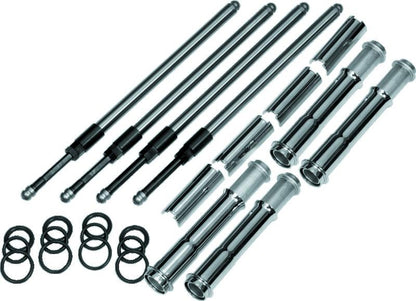 S&S Cycle 2017+ M8 Models Quickee Adjustable Pushrods w/ Cover Keepers