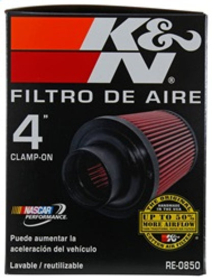 K&N Engineering K&N Universal Air Filter (4in. Flange / 6in. Base OD / 4-5/8in. Top OD / 6in. Height)