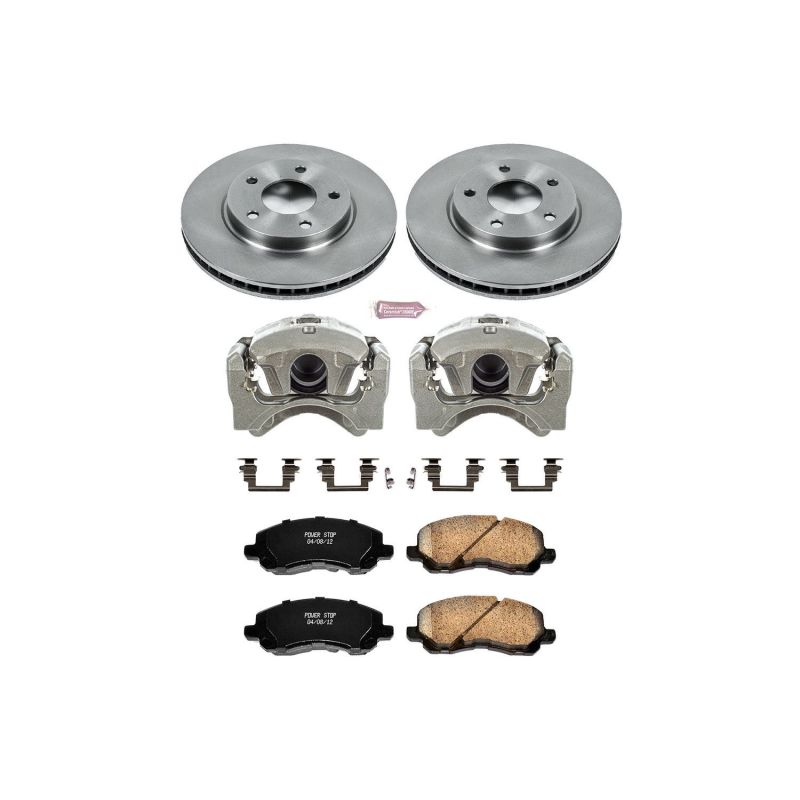 PowerStop Power Stop 07-12 Dodge Caliber Front Autospecialty Brake Kit w/Calipers