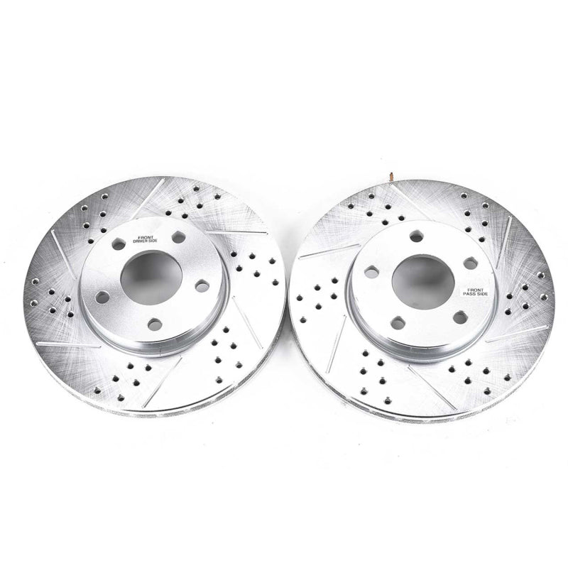 PowerStop Power Stop 14-18 Ford C-Max Front Evolution Drilled & Slotted Rotors - Pair