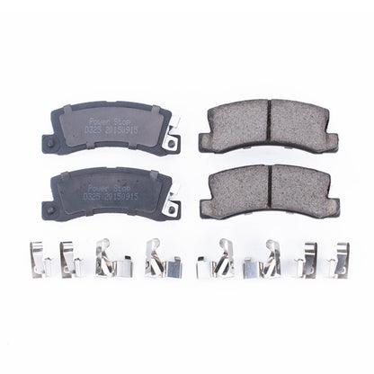 PowerStop Power Stop 90-92 Geo Prizm Rear Z17 Evolution Ceramic Brake Pads w/Hardware