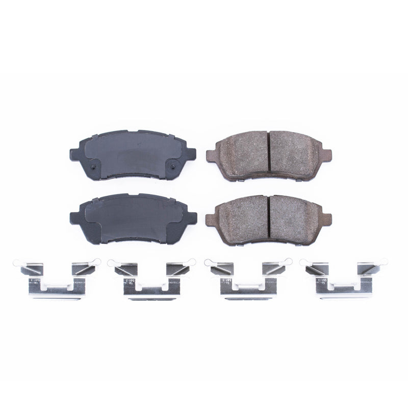 PowerStop Power Stop 11-19 Ford Fiesta Front Z17 Evolution Ceramic Brake Pads w/Hardware