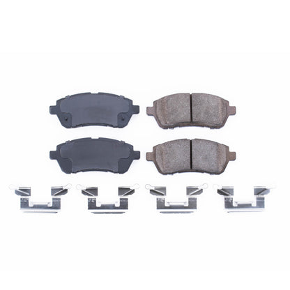 PowerStop Power Stop 11-19 Ford Fiesta Front Z17 Evolution Ceramic Brake Pads w/Hardware