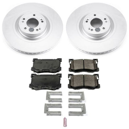 PowerStop Power Stop 15-16 Hyundai Genesis Front Z17 Evolution Geomet Coated Brake Kit