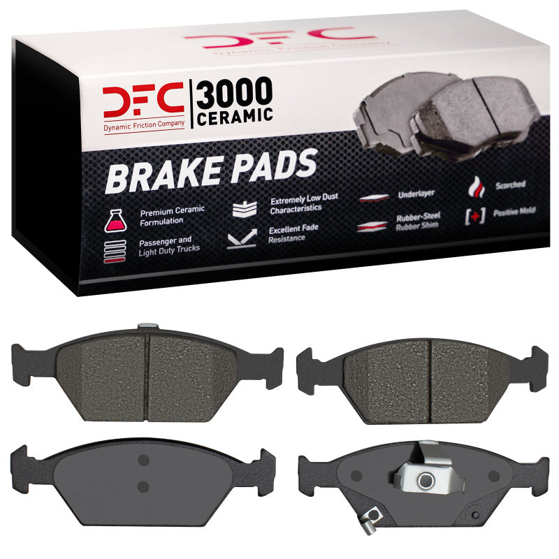 DFC 10-14 Honda City (Mexico) Front 3000 Ceramic Brake Pads