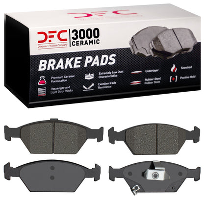 DFC 10-14 Honda City (Mexico) Front 3000 Ceramic Brake Pads