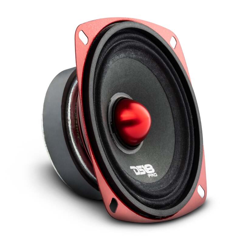DS18 4in 100 Watts RMS 4 ohm Mid-Range Bullet Shallow Loudspeaker