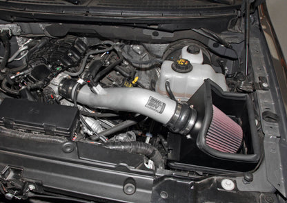K&N Engineering K&N 11-13 Ford Edge 3.5/3.7L-V6 Silver High Flow Performance Kit