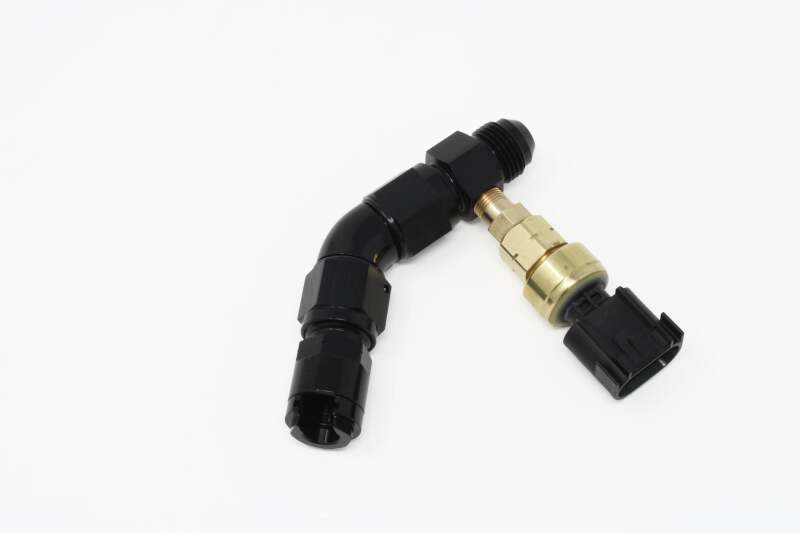 Aeromotive VaporWorx Fuel Module Outlet Kit - 45 Degree 3/8in Female to AN-08 Flare & 1/8in NPT Port