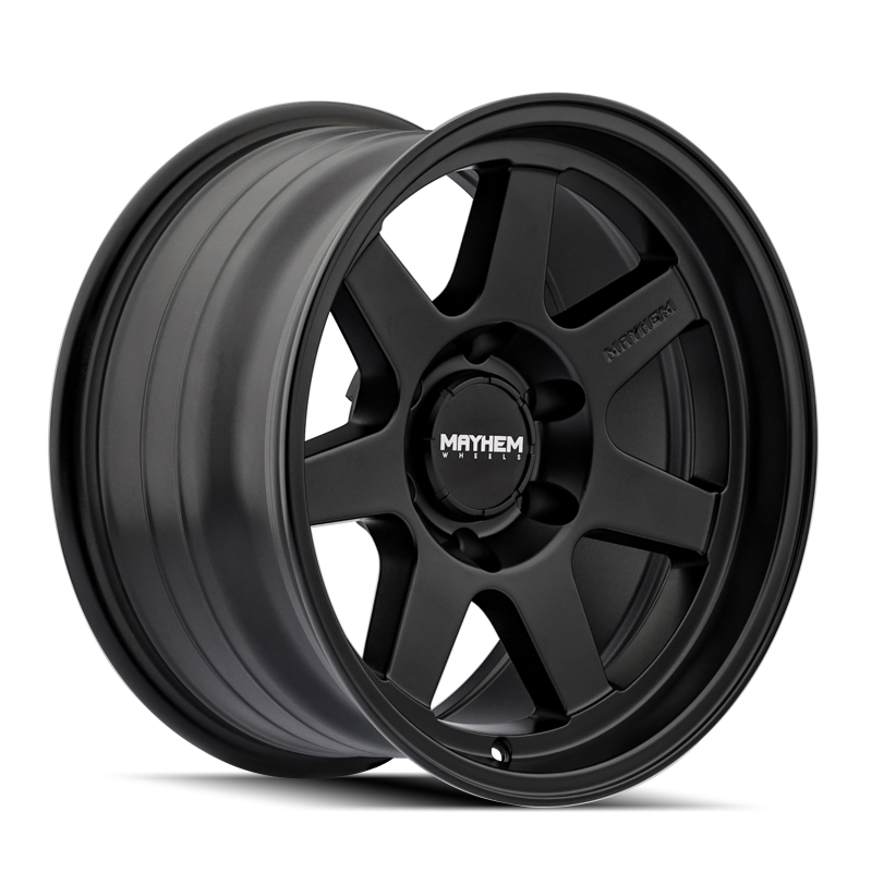Mayhem 8307 Convoy 17x9 / 5x127 BP / -6mm Offset / 78.1mm Hub Satin Black Wheel