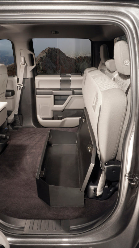 Tuffy Products Tuffy Underseat Lockbox 2/3 Length W/ Keyed Lock For Ford Fseries Supercrew