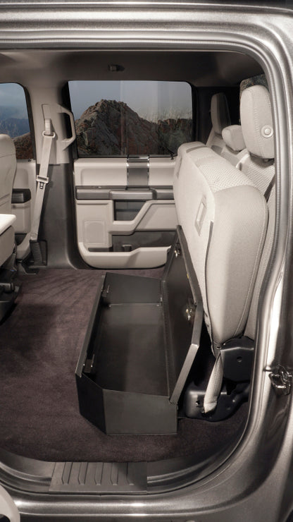 Tuffy Products Tuffy Underseat Lockbox 2/3 Length W/ Keyed Lock For Ford Fseries Supercrew