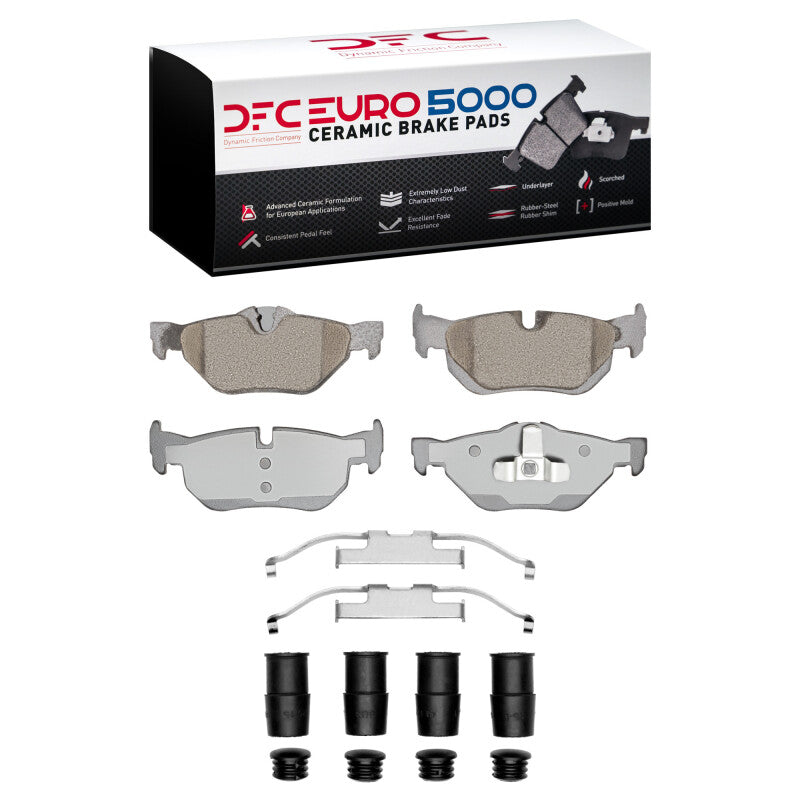 DFC 06-15 BMW 325I (USA/Canada) Rear Euro 5000 Ceramic Brake Pads and Hardware Kit